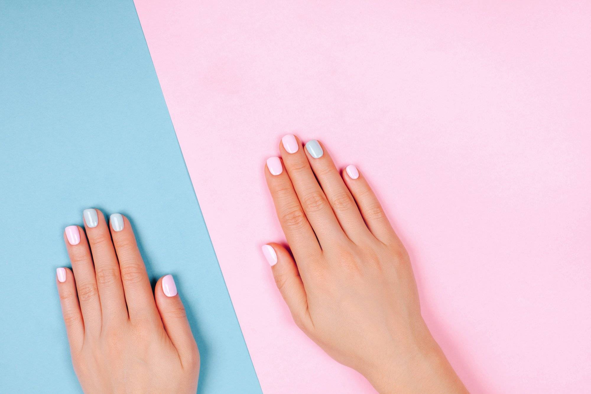 Stylish trendy female manicure Stylish trendy female manicure